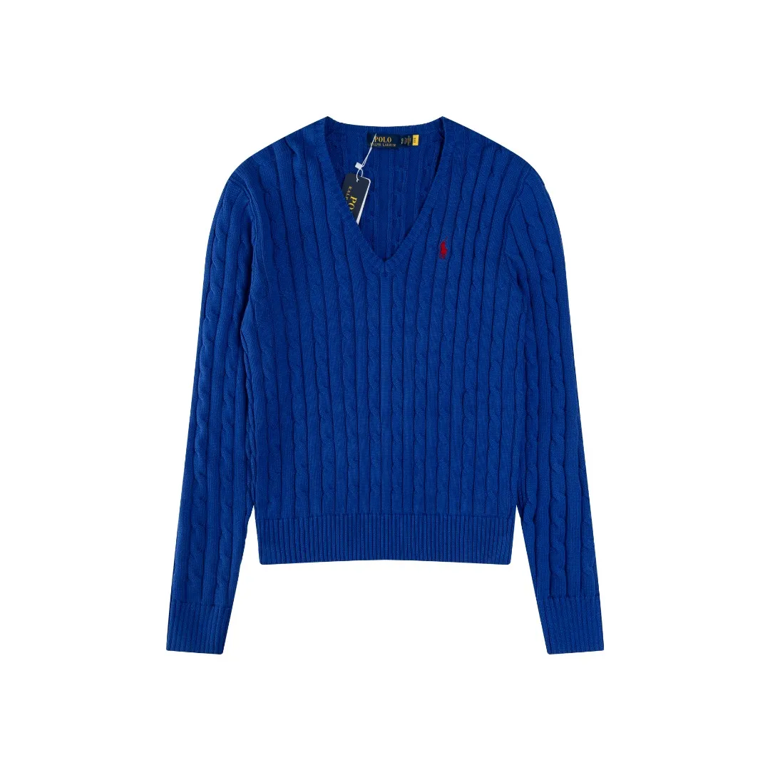 P210 #R90 RALPH LAUREN Thirteen colors of Ralph Lauren classic small label embroidery V-neck pullover cable cardigan sweater women's top, high-density LOGO embroidery on the chest, original customization of tag accessories. Made of pure cotton yarn, pure cotton is skin-friendly and comfortable, small label war horse embroidered twist button V-neck sweater🐎High quality, follow the blogger to learn how to wear it! Let’s buy a Ralph Lauren cable sweater. It’s a super hard-to-find series after it became popular. It’s hard to find one on the official website. It’s simple and practical to wear, with a lazy and loose feel. The thickened fabric has more texture, feels soft and delicate, and has a loose fit. Whether worn alone or layered, you can wear different styles of fashion with just one piece!   Size： Sleeve length: 60/61/62/63